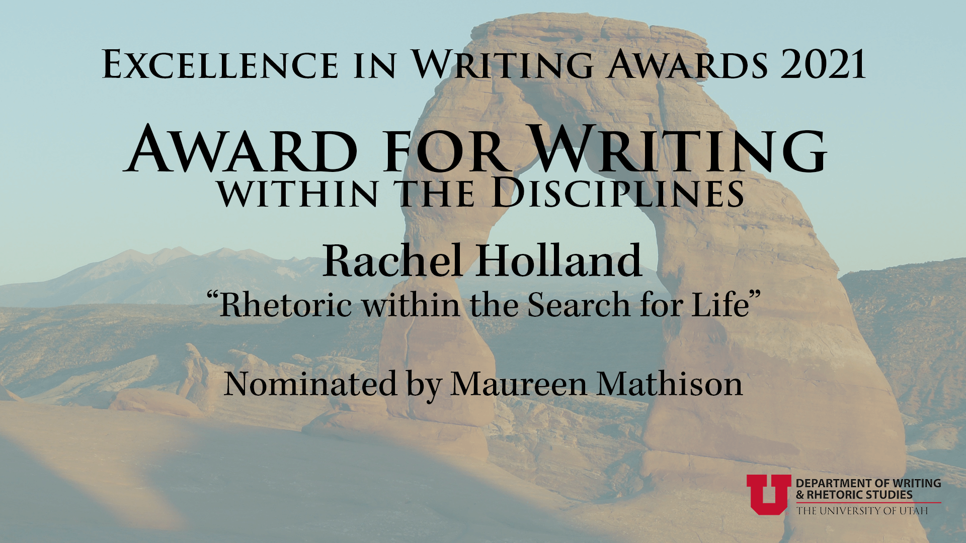 Writing within the Disciplines Award