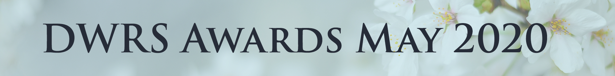 DWRS Awards May 2020