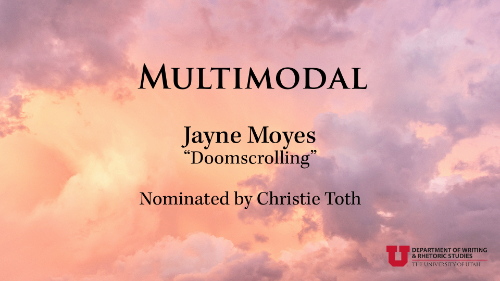 Multimodal: Jayne Moyes